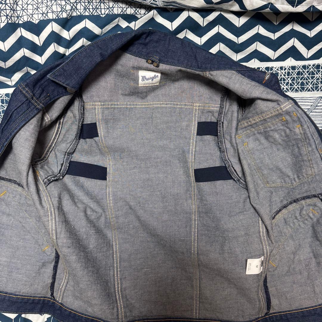 Wrangler 11mjzダークデニム デニムジャケット