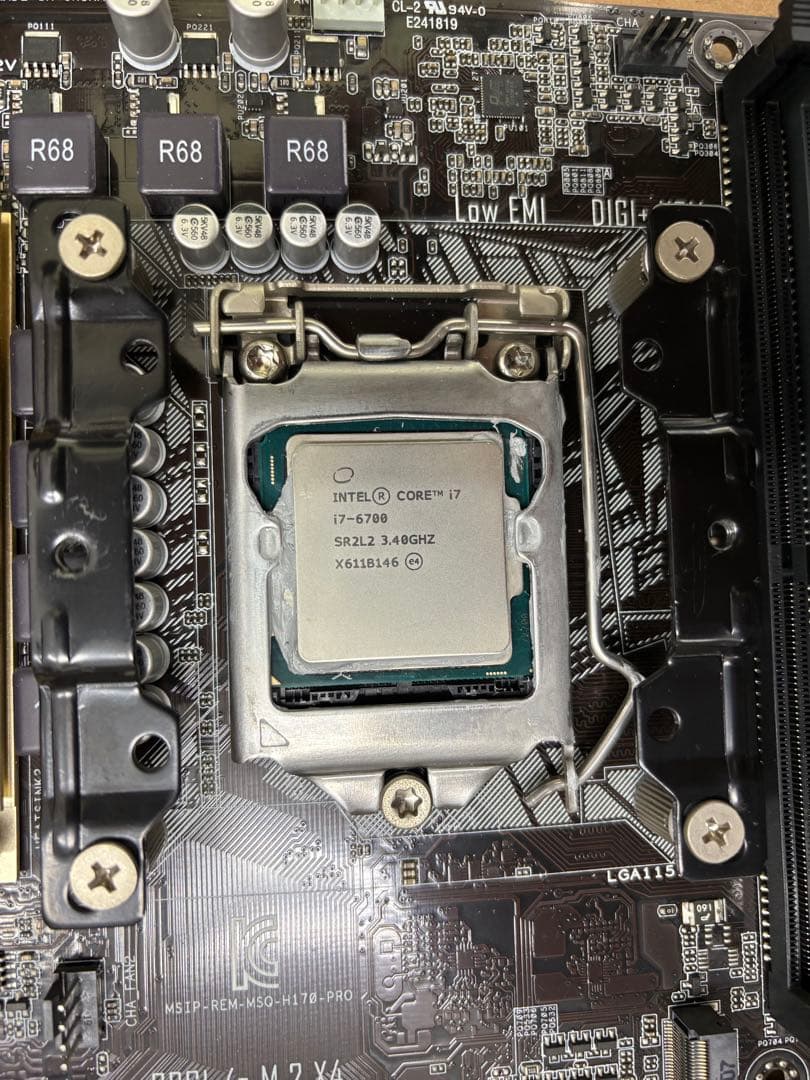 intel i7 6700 マザボメモリセット