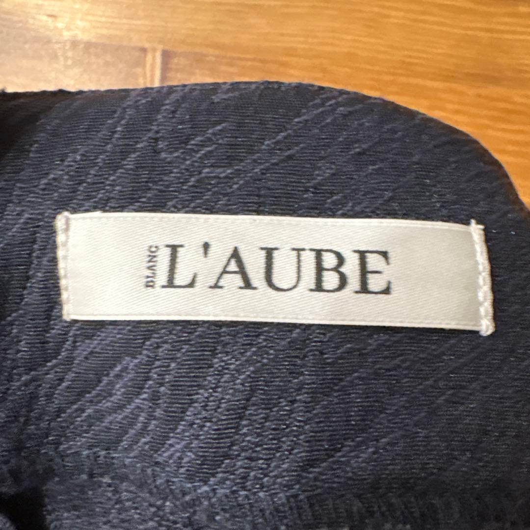 ワンピース LAUBE BLANC Keyneck Jacquard Dress S