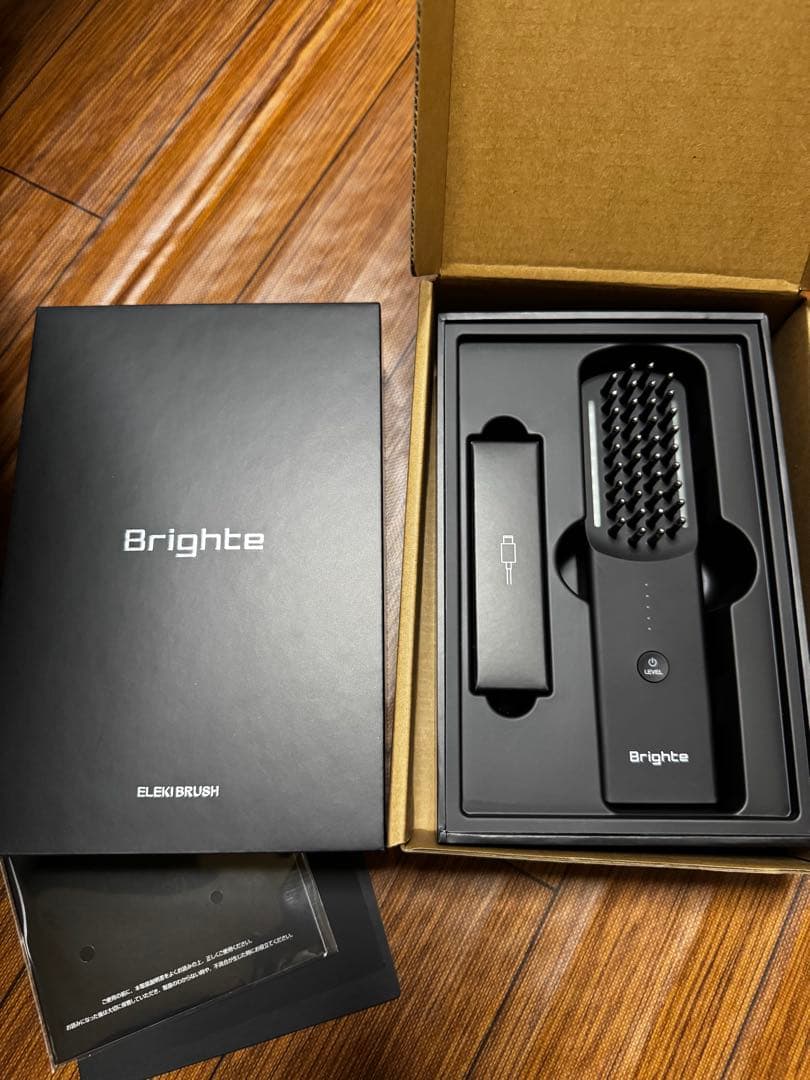 【美品】Brighte ブライト エレキブラシ 電気ブラシ