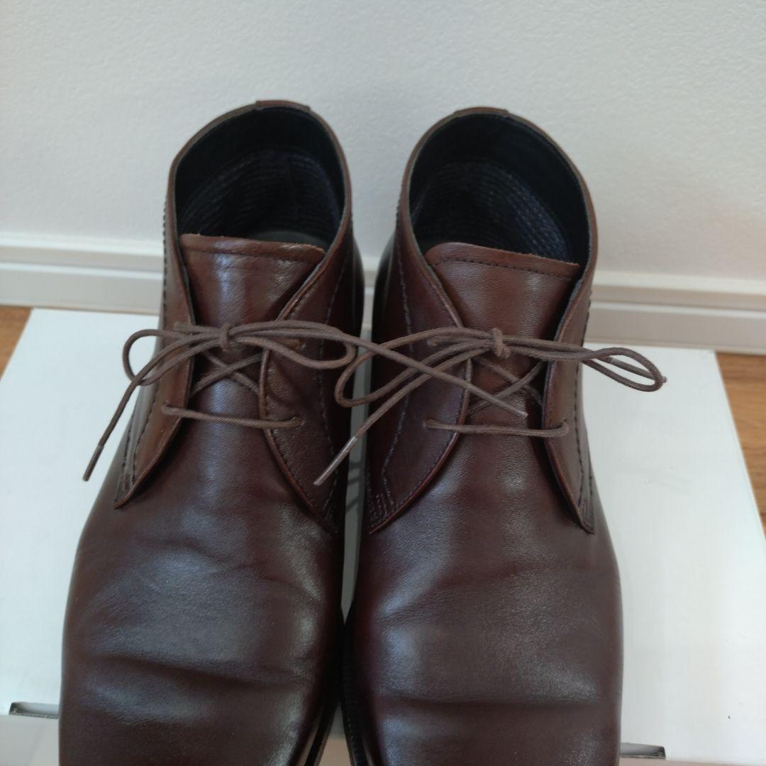 ✨️美品GORE-TEX チャッカブーツ ビジネスブラウン レザ ドレスシューズ