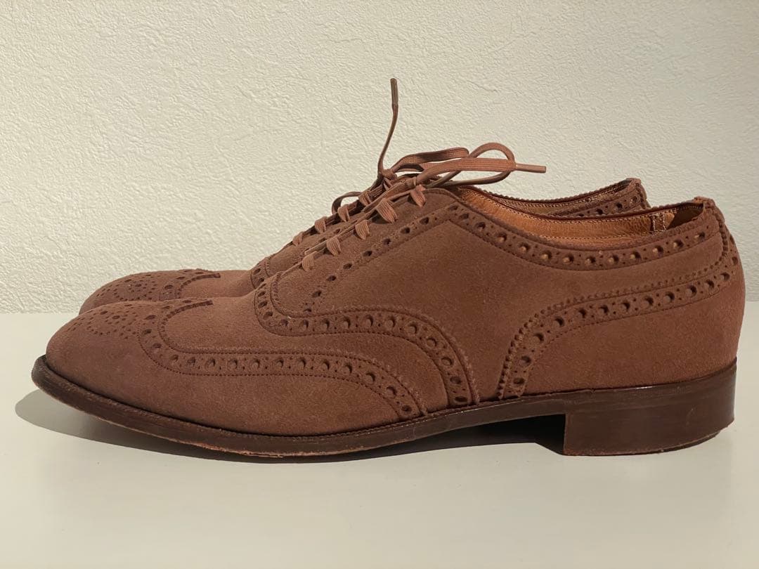 60年代 旧工場 エドワードグリーン 内羽根 フルブローグ8D ジョンロブ