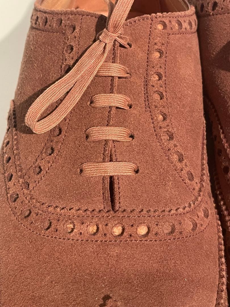 60年代 旧工場 エドワードグリーン 内羽根 フルブローグ8D ジョンロブ