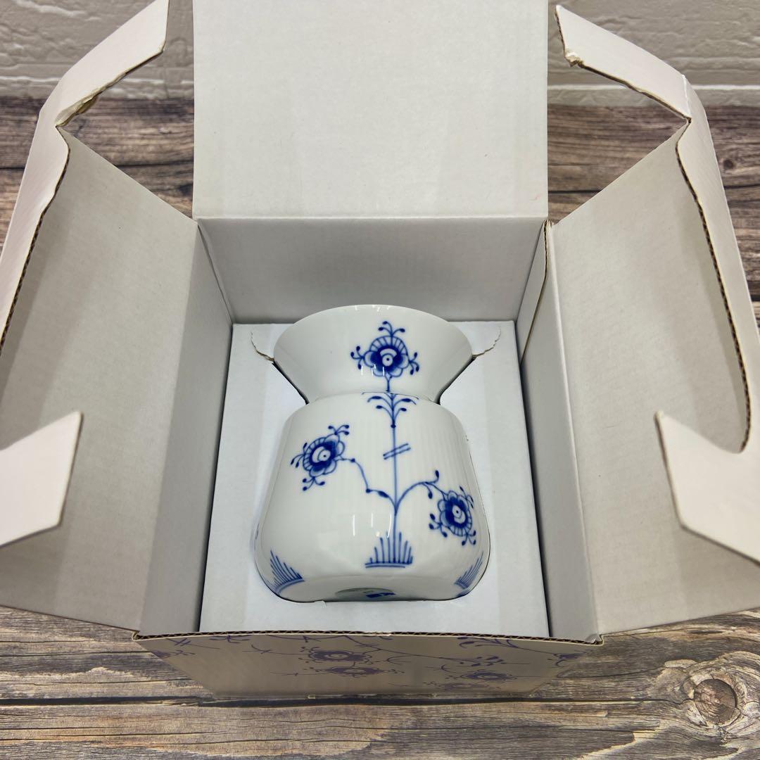 【美品】ロイヤルコペンハーゲン ブルーエレメンツ ベース 花瓶