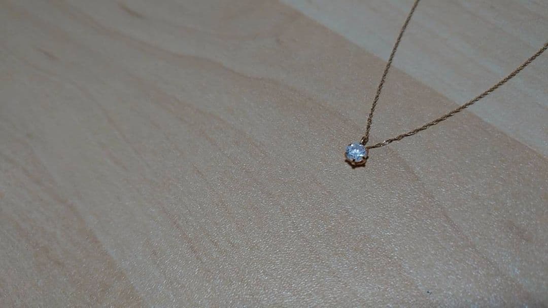 一粒ダイヤネックレス