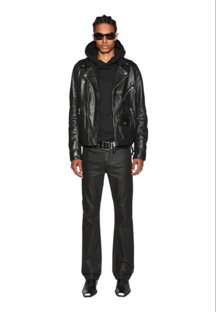 KSUBI BRONKO WAX コーティングフレアデニム