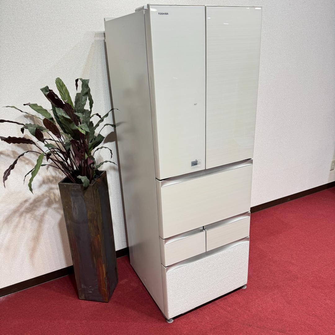 東京23区送料無料　美品東芝6ドア 　508L　2014年製　製氷機有