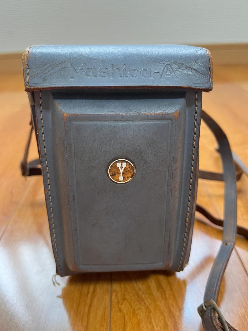 【動作品】Yashica-A 二眼レフカメラ【ケース付き】