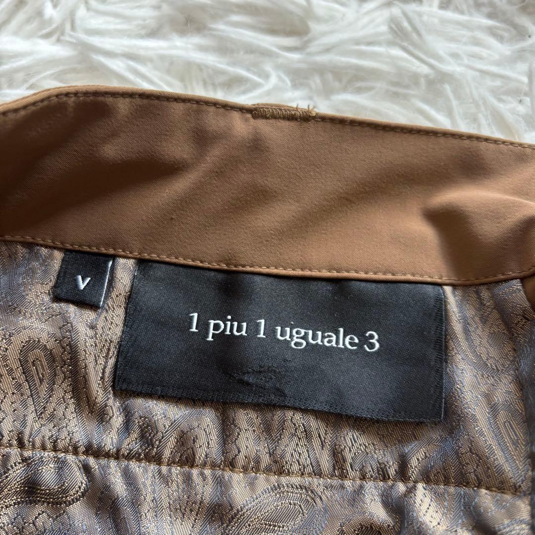 1piu1uguale3 パンツ スラックス ストレッチ ペイズリー バンダナ