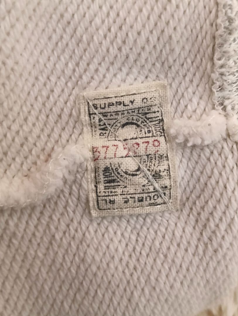 【RRL ダブルアールエル】スウェット トレーナー ラルフローレン グレー切替