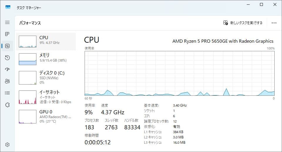 ミニPC Lenovo ThinkCentre M75q Tiny Gen2