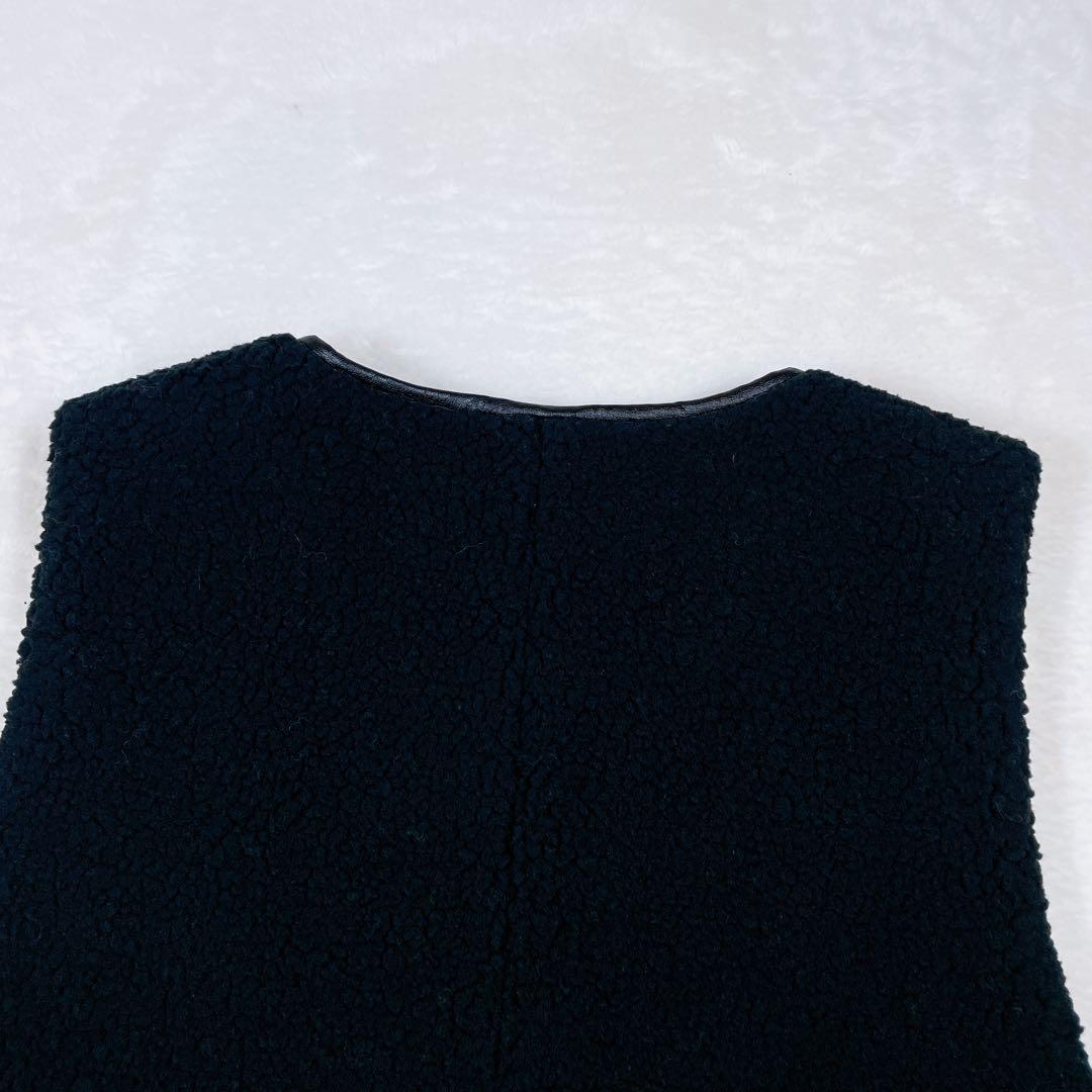 23AW FRAMeWORK フレームワーク　ボアベスト ブラック