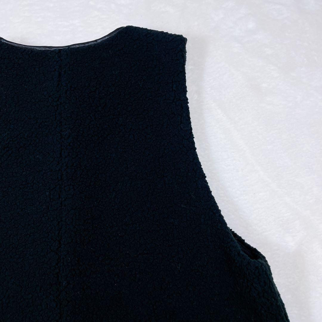 23AW FRAMeWORK フレームワーク　ボアベスト ブラック