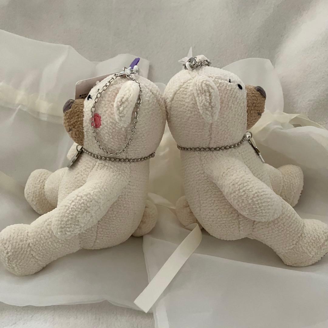 新品レア　FEILER フェイラー　リーベ＆リリア　ぬいぐるみチャーム2体セット