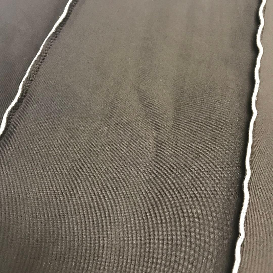 美品☆CHANEL スカート ミニ　プリーツ風　99P ヘム　茶x白　ココマーク