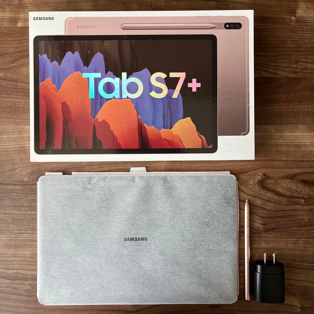 Samsung Galaxy Tab S7+ plus 本体一式+純正ケース