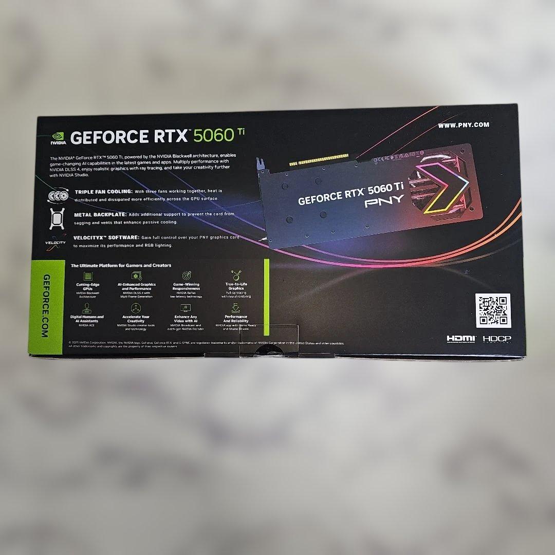 新品　PNY GeForce RTX 5060 Ti 16GB OC