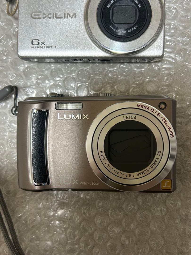 CASIO EXLIM Panasonic LUMIX デジカメ2点
