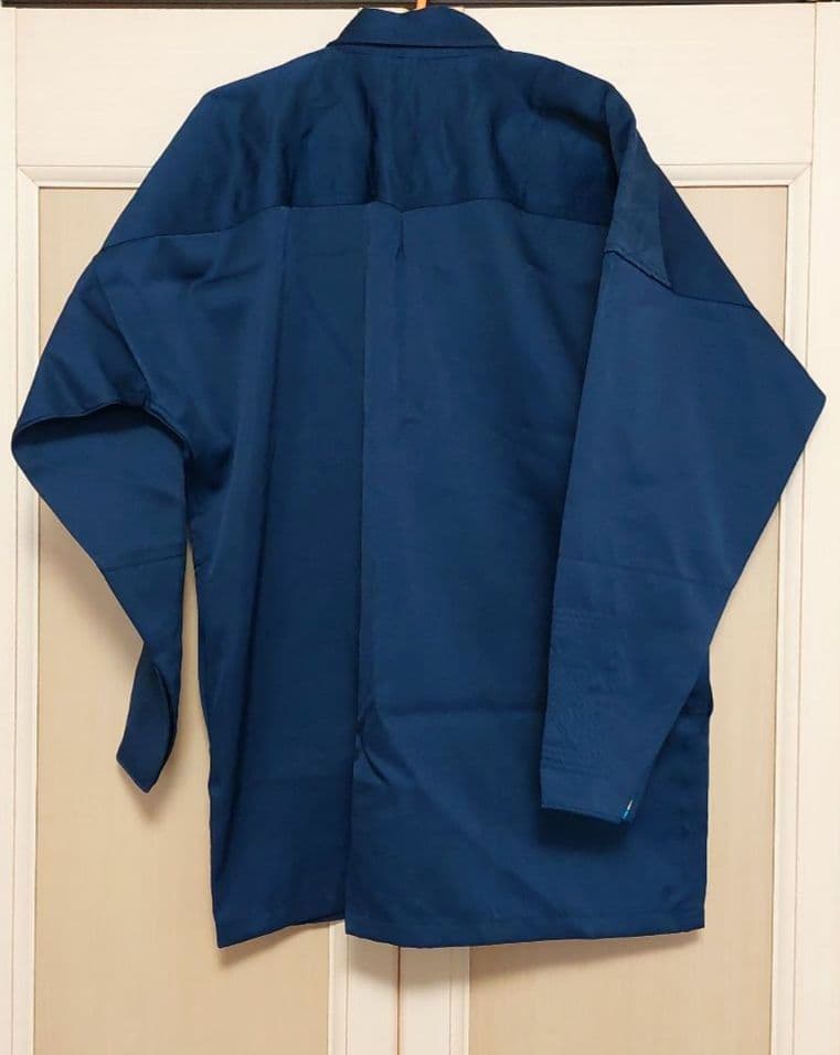 寅壱 超超ロング八分上下セット2530 L(w79) 濃紺