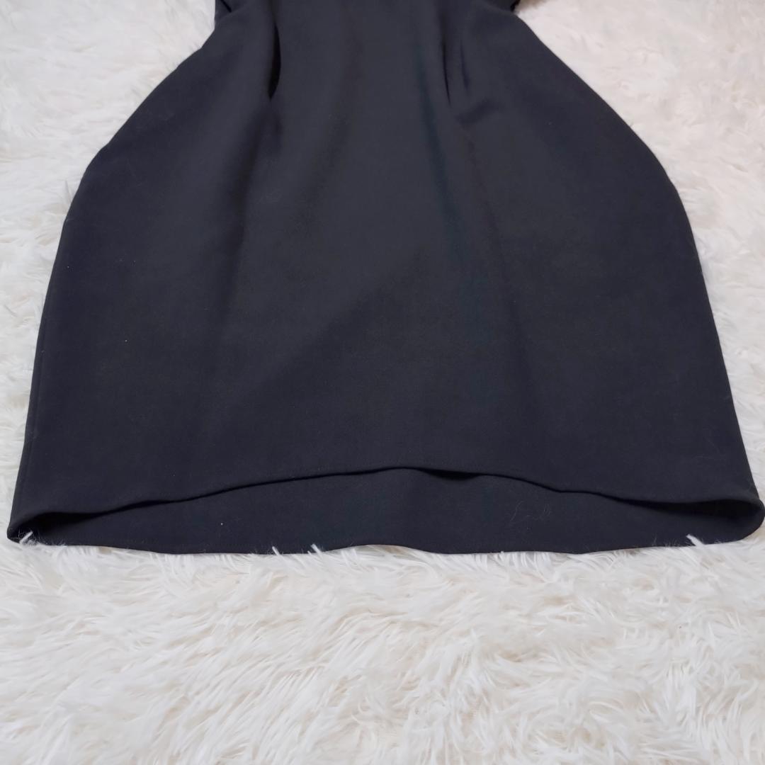 美品✨　ヨーコチャン YCD-620-645 38 ブラック パール ドレス