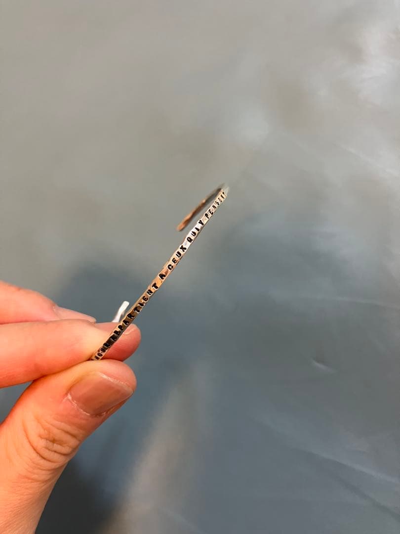 【SERGE THORAVAL (セルジュ・トラヴァル)】バングル　シルバー