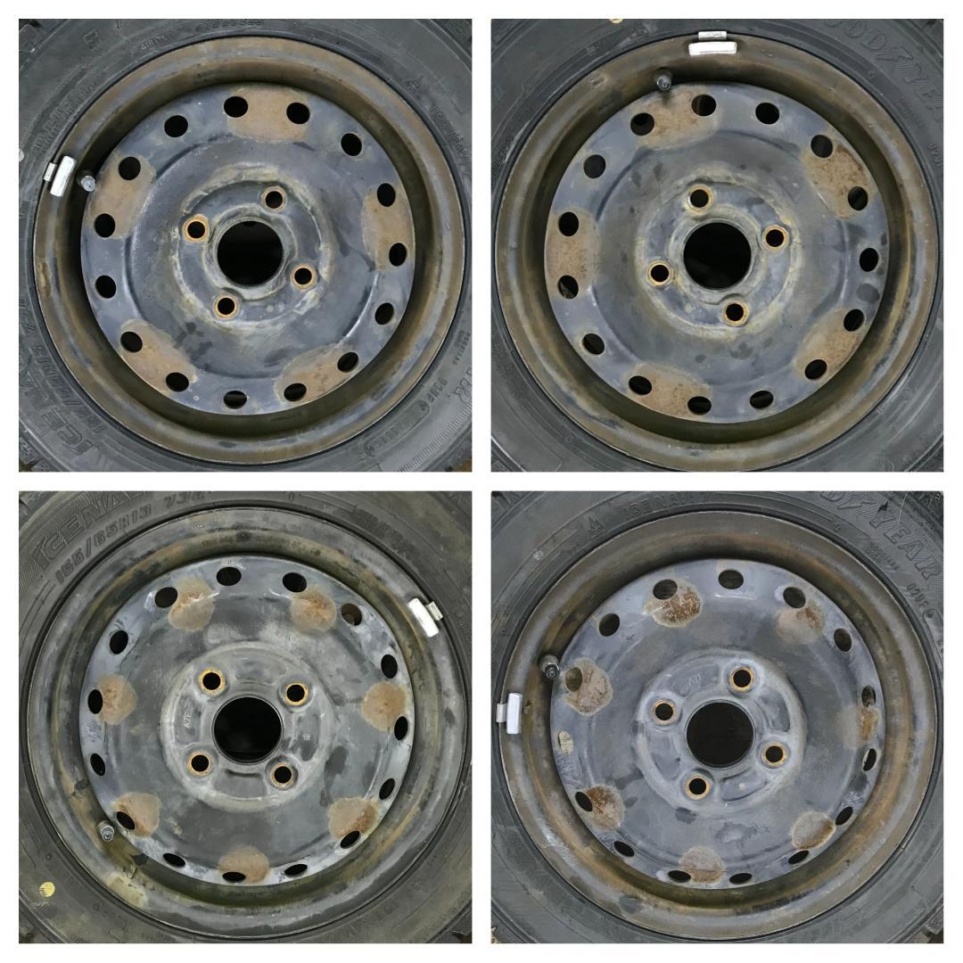 139 GOODYEAR 155/65R13 8.5分目 スタッドレス