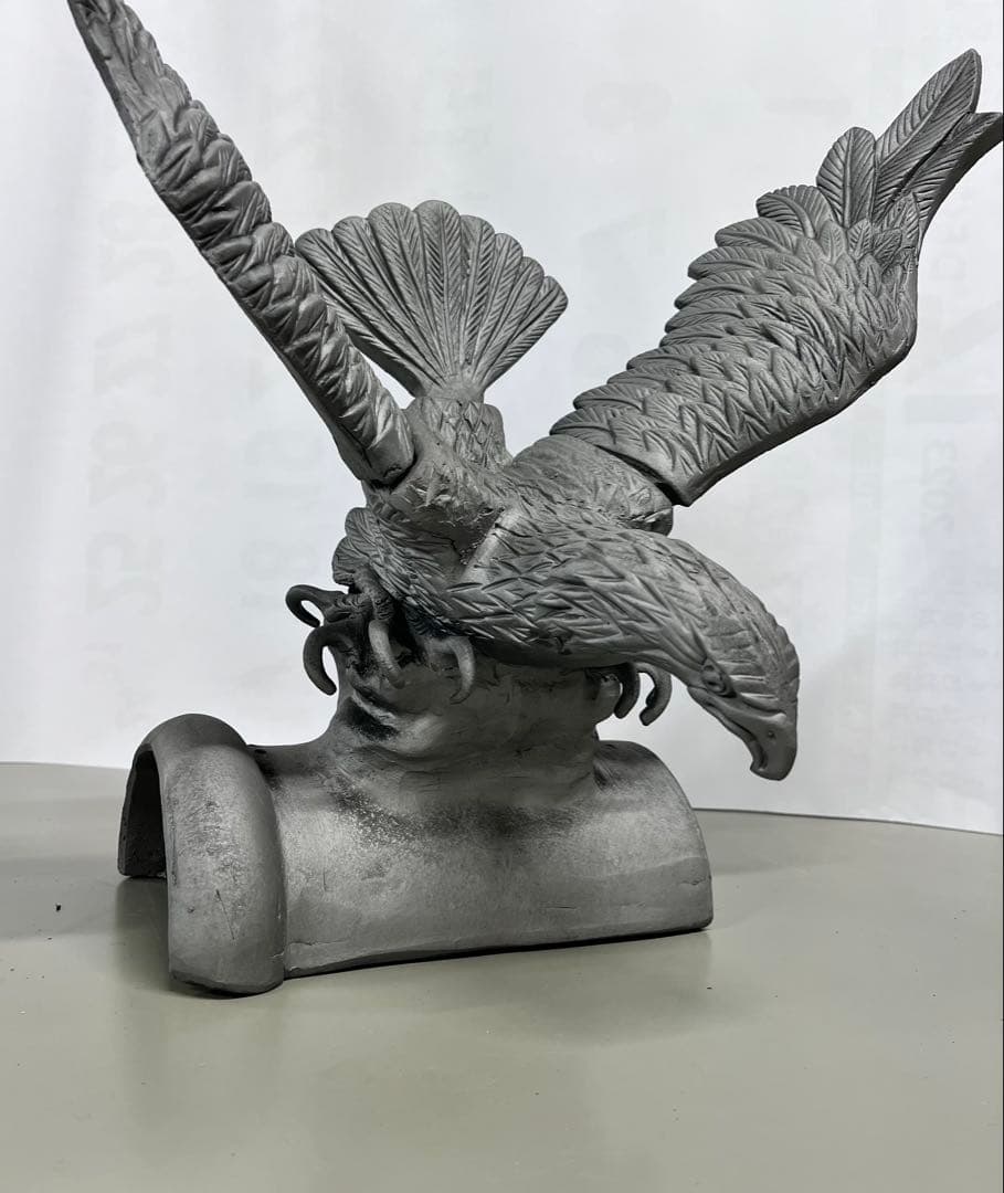 飾瓦 鷹 鳥よけ カラスよけ 瓦