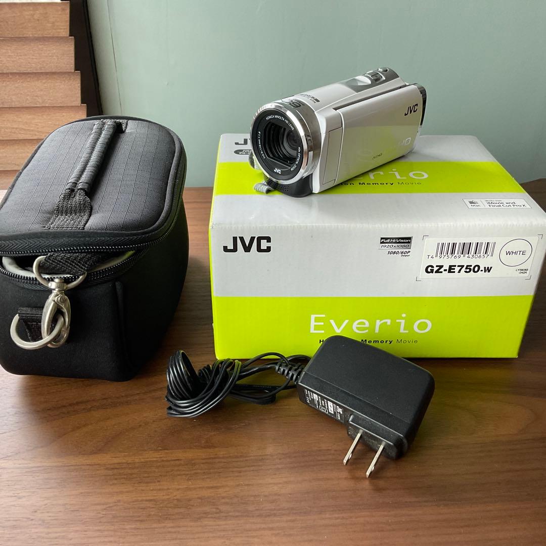 JVC GZ-E750-W ビデオカメラ 本体