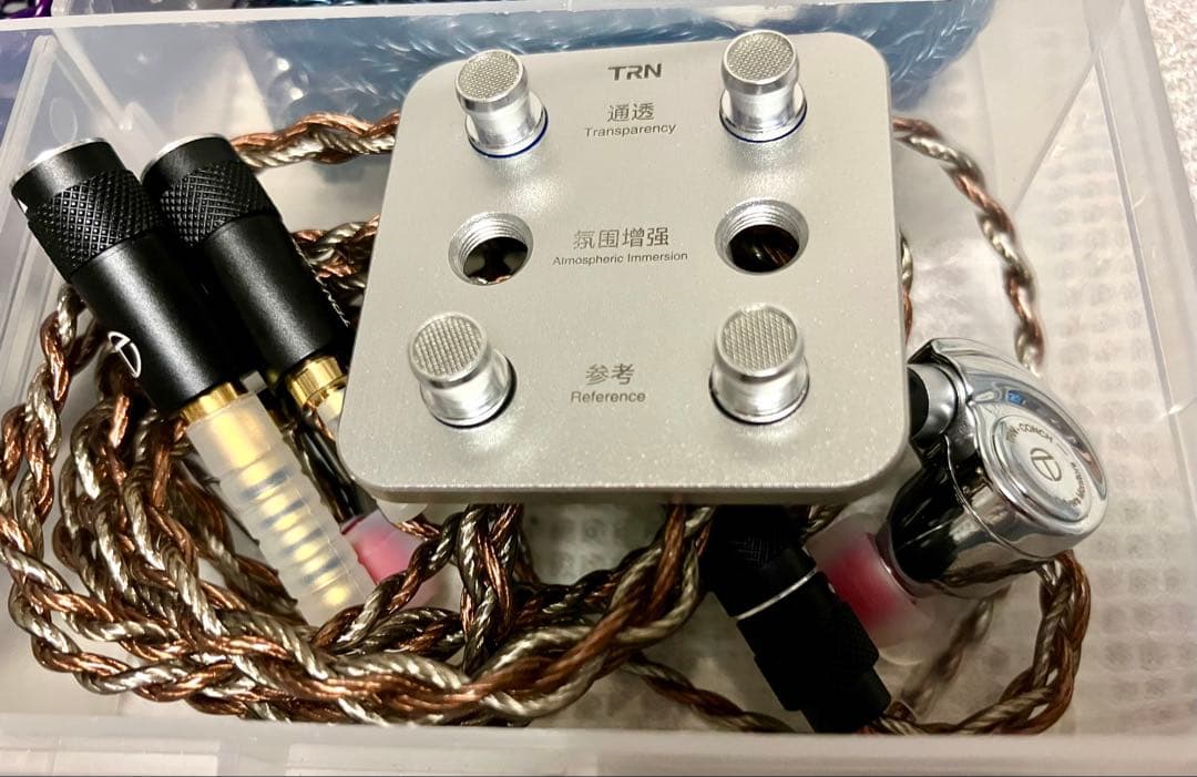 有線中華イヤホン9個セット(TRN Conch、水月雨 竹 chu、KZ等)