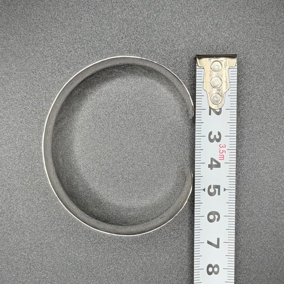 シルバー925 ハンマードオープンバングル