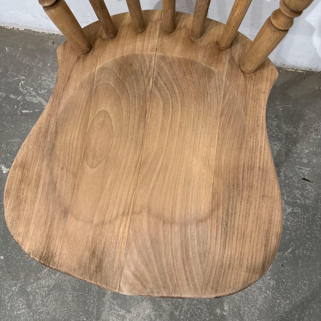 みーダイニングチェア　カフェチェア　剥離