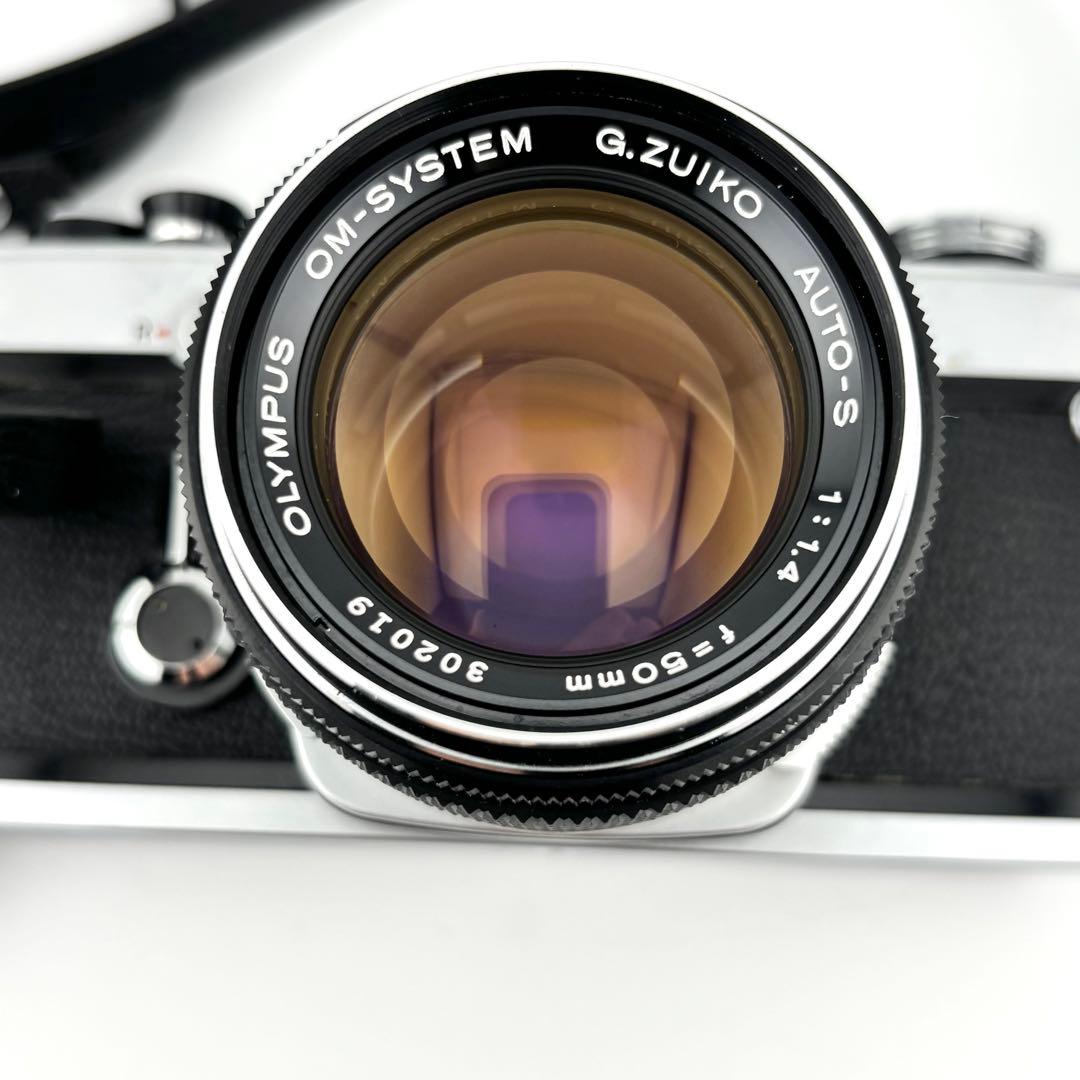 【完動品】OLYMPUS OM1 オリンパス　50ミリf1.4 説明書付き
