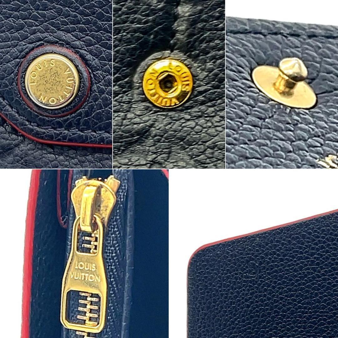 ルイヴィトン 長財布 アンプラント ポルトフォイユサラ ネイビー