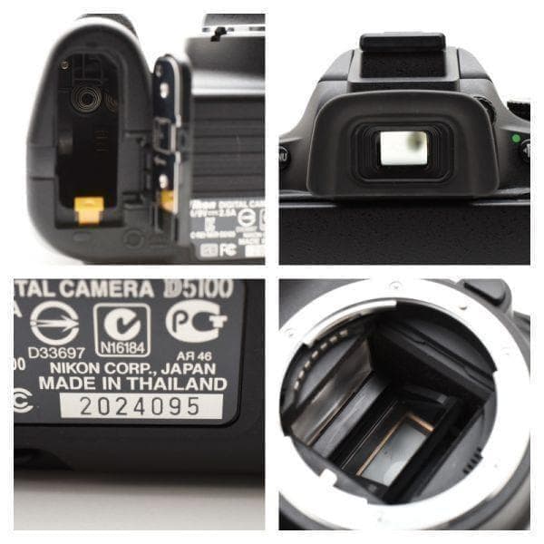 ニコン Nikon D5100 ボディ 一眼レフカメラ《ショット数7539回》