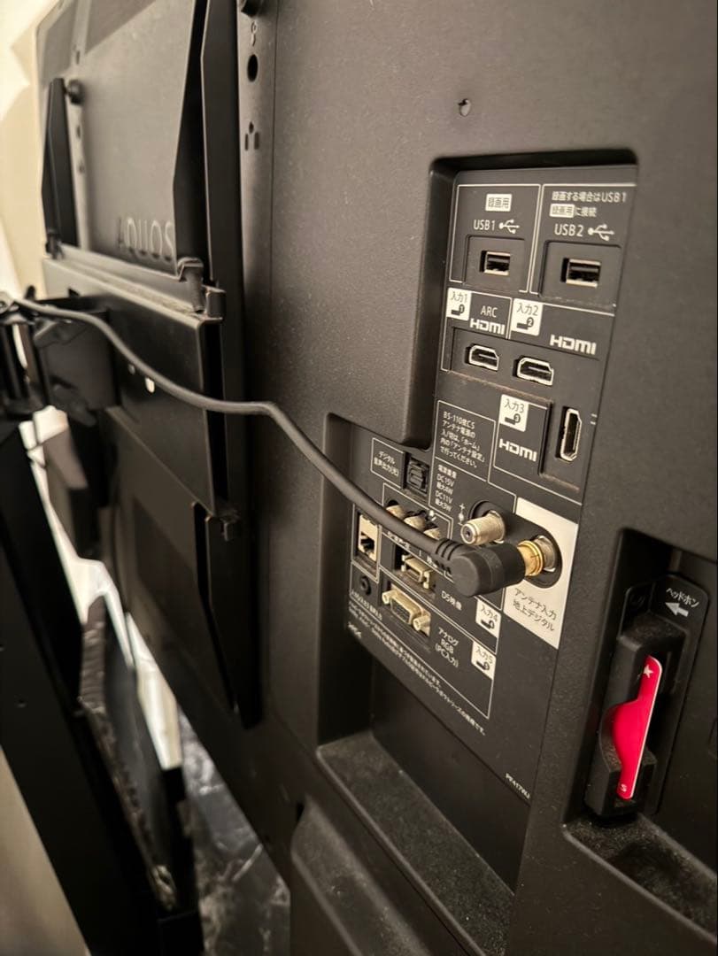 【美品】SHARP AQUOS 大画面液晶テレビ マーブルスタンド付き