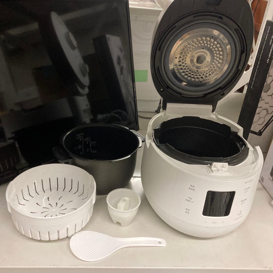 CUCKOO 電気圧力鍋 P-EX ホワイト 炊飯器 プレミアム 圧力名人