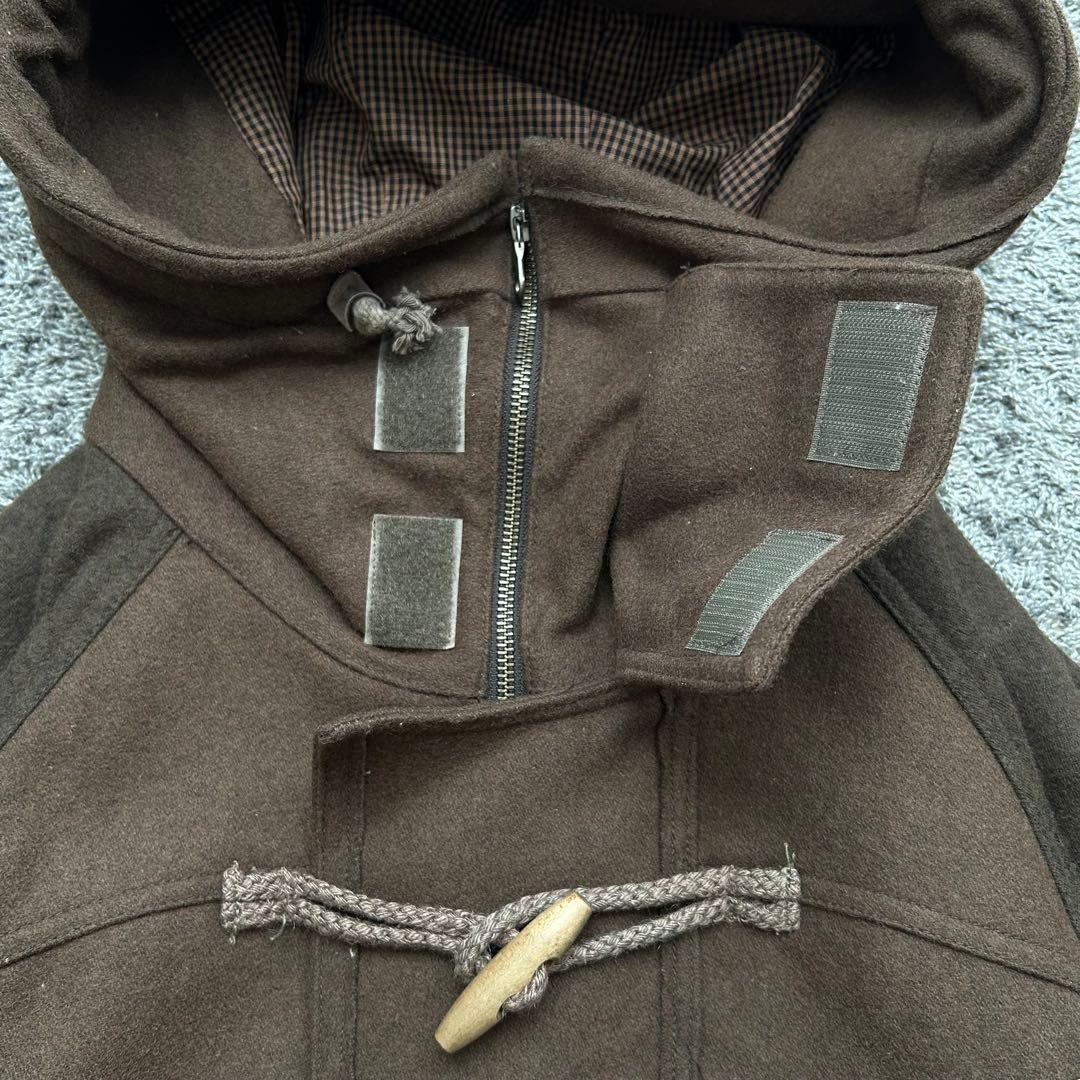 00s PPFM ショートダッフルコート ウール カーキ Y2K archive