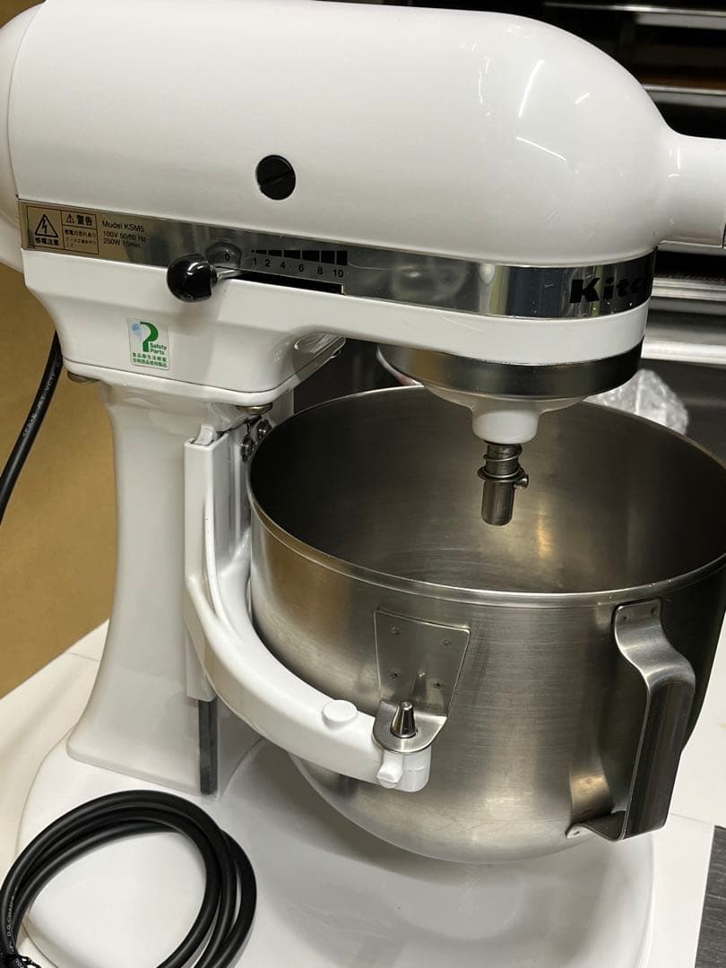 KitchenAid スタンドミキサー ホワイトKSM5 ジャンク　直せる人向け