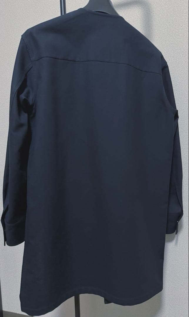 JIL SANDER 22AW レザーノーカラージャケット コート SIZE46