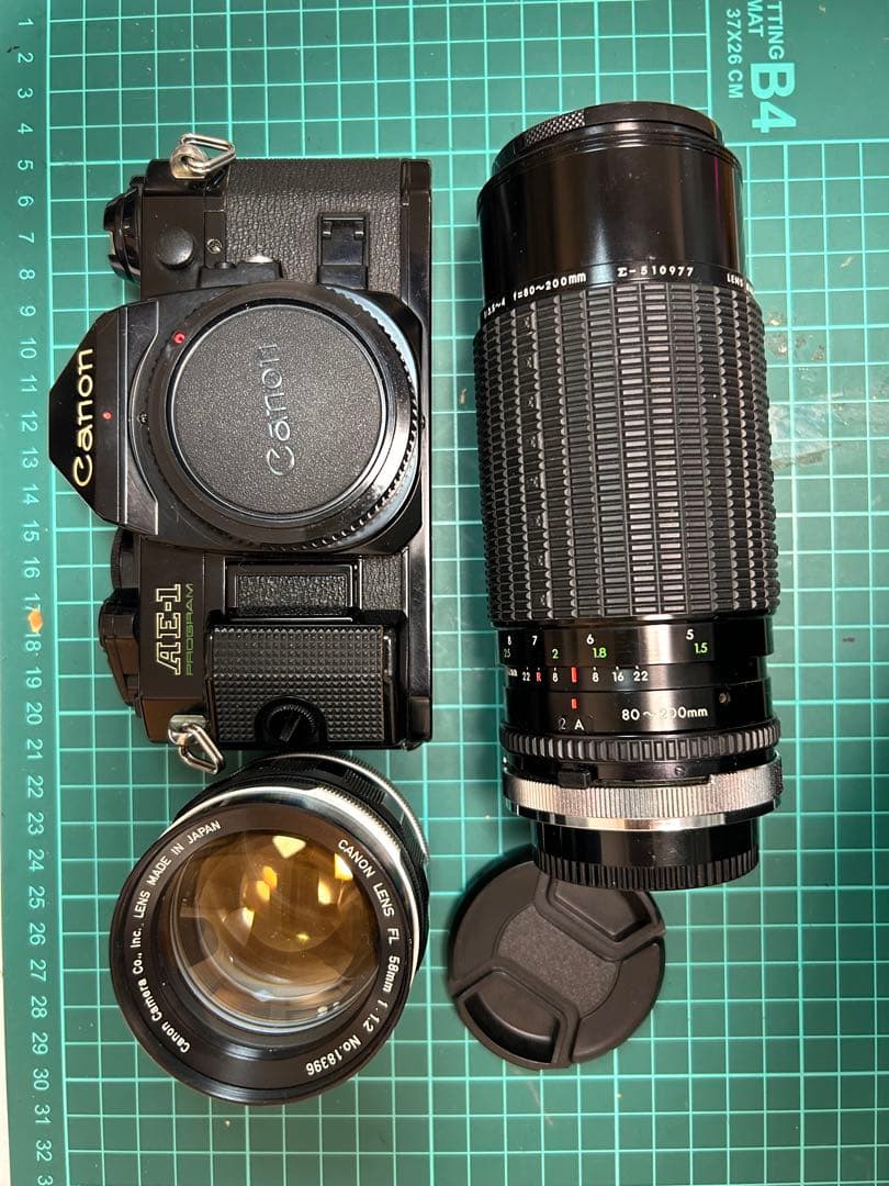 Canon AE-1 Program 58mmF1.2 レンズ　完動