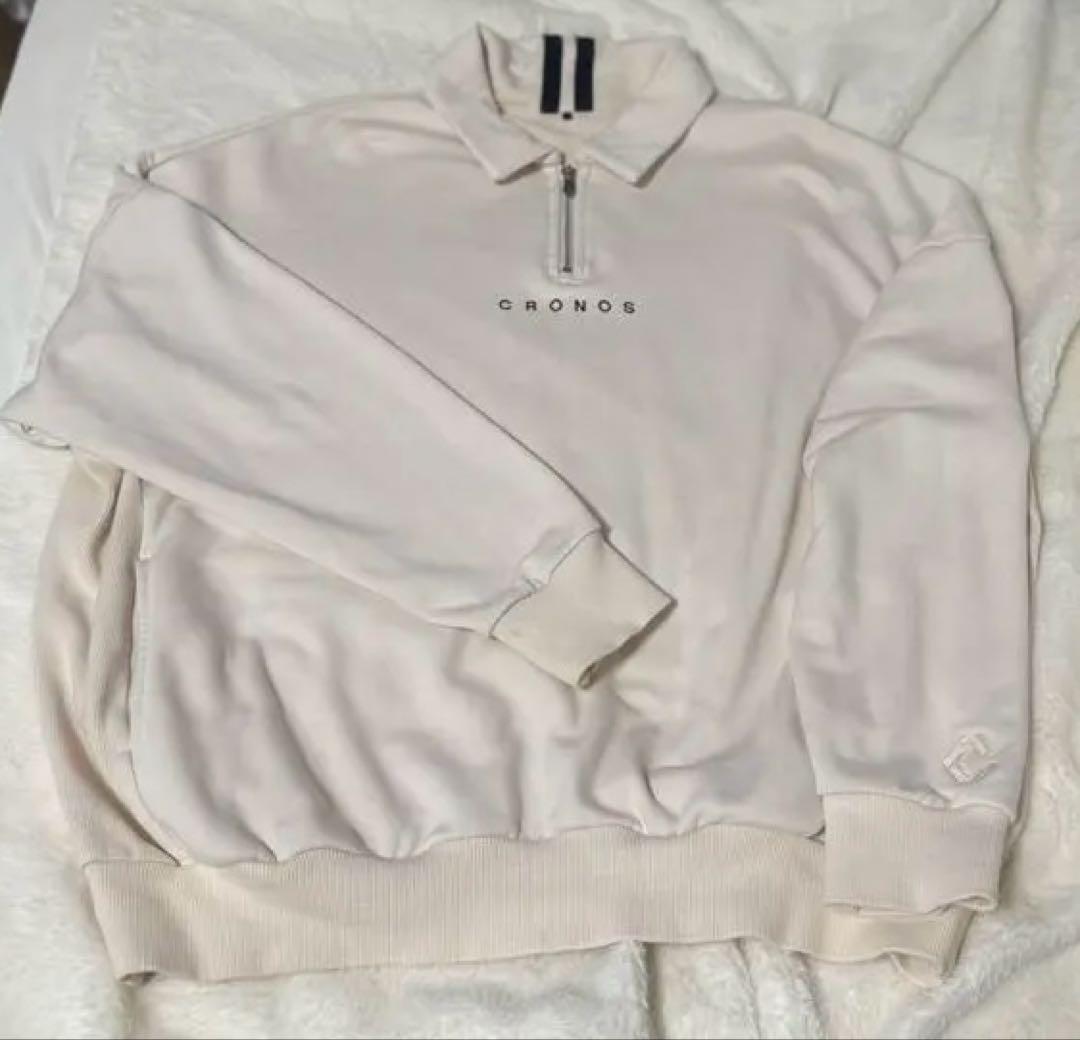 クロノス　CRONOS ハーフジップパーカー