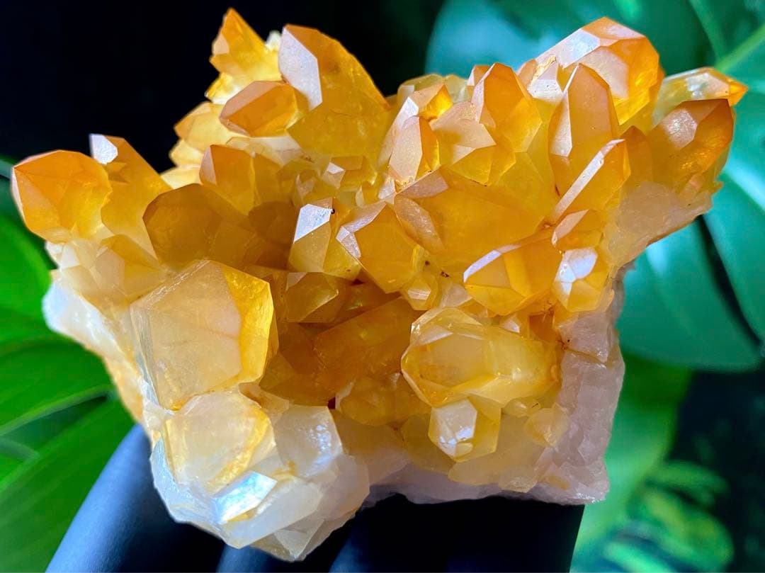 ソラリスクォーツ　クラスター　ゴールデンヒーラー　天然石　水晶