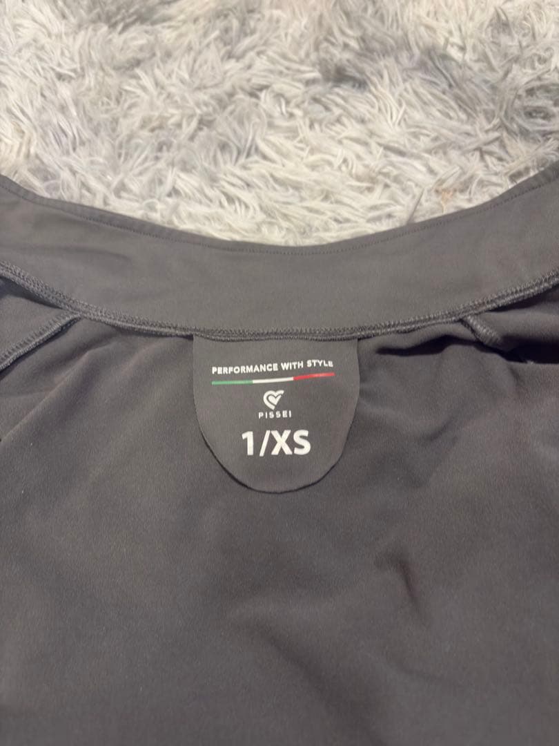 pissei ピセイ長袖ジャージビブタイツ グレーセット