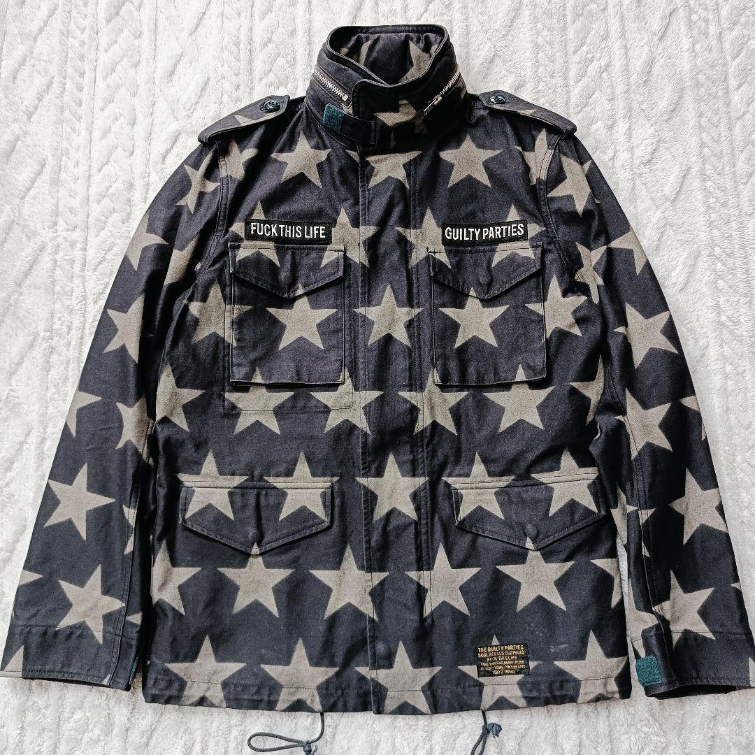 WACKO MARIA ワコマリア M-65 スター柄 ミリタリージャケットL