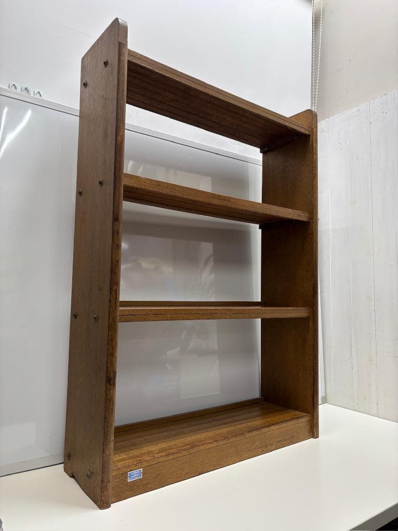 東京直接引取可★アンティークショップ　本棚　昭和レトロ　棚　みやこ