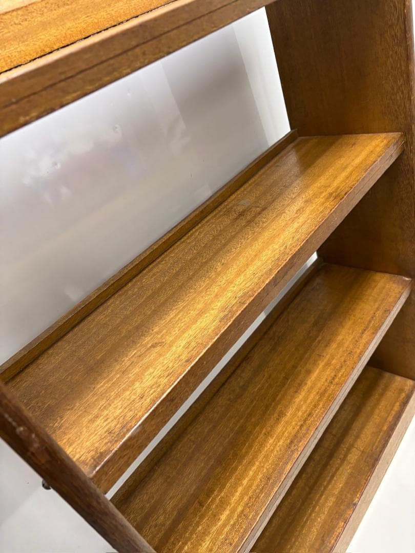 東京直接引取可★アンティークショップ　本棚　昭和レトロ　棚　みやこ