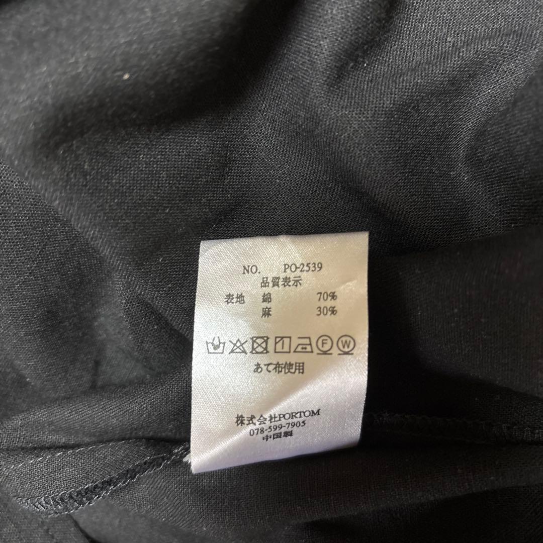 新品 フクロウと三拍子のブーケ 5分袖ワンピース