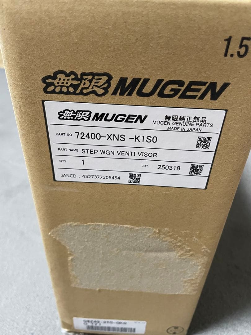 MUGEN【 ベンチレーテッドバイザー】ステップワゴン RP6/RP7/ RP8
