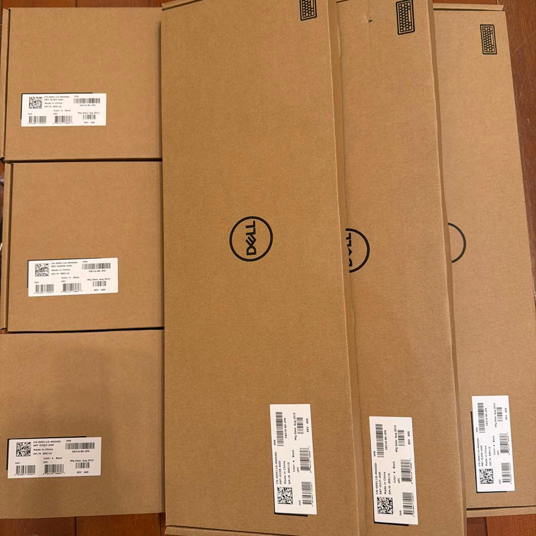 DELL K216-BK-JPN 日本語配列キーボードとマウス　６個セット