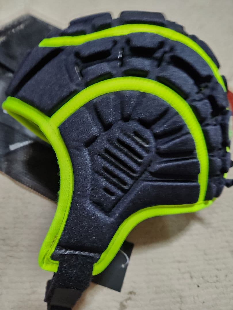 N-PRO 新品ヘッドギア　ヘッドキャップ 黒✕ネオンSizeL 新品未使用